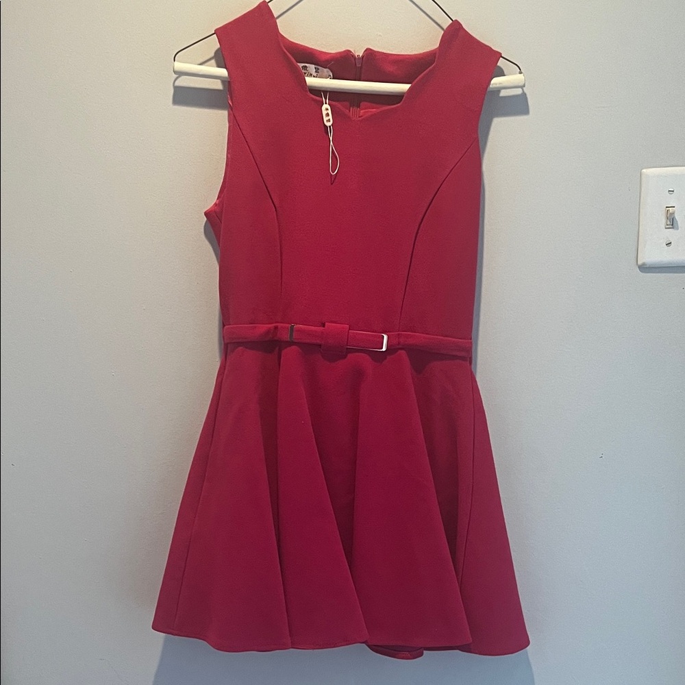 Elegant magenta Dress